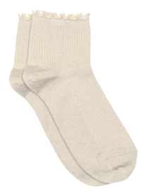 MP Denmark Lis glitter socks Champagne