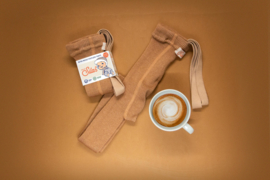Silly Silas footless wooly tights cappucino brown