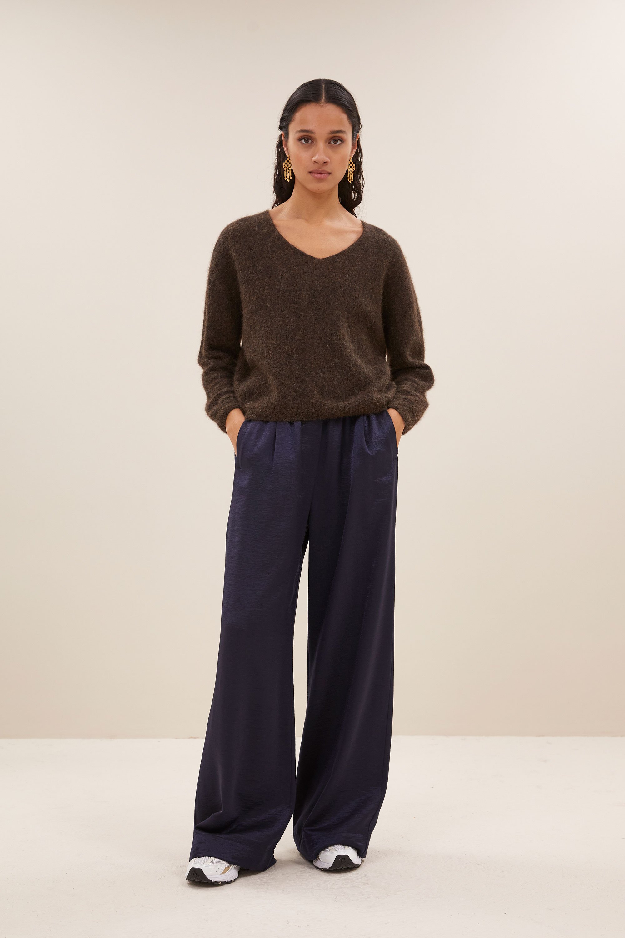 By Bar liv pullover cafe noir