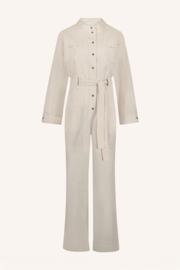 By Bar esra poplin suit | almond
