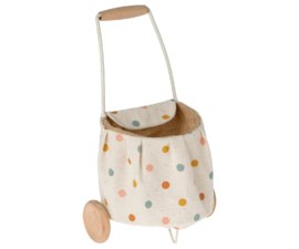 Maileg trolley mini multi stippen