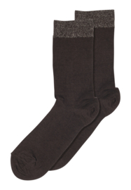 MP Denmark wool/silk socks dark brown