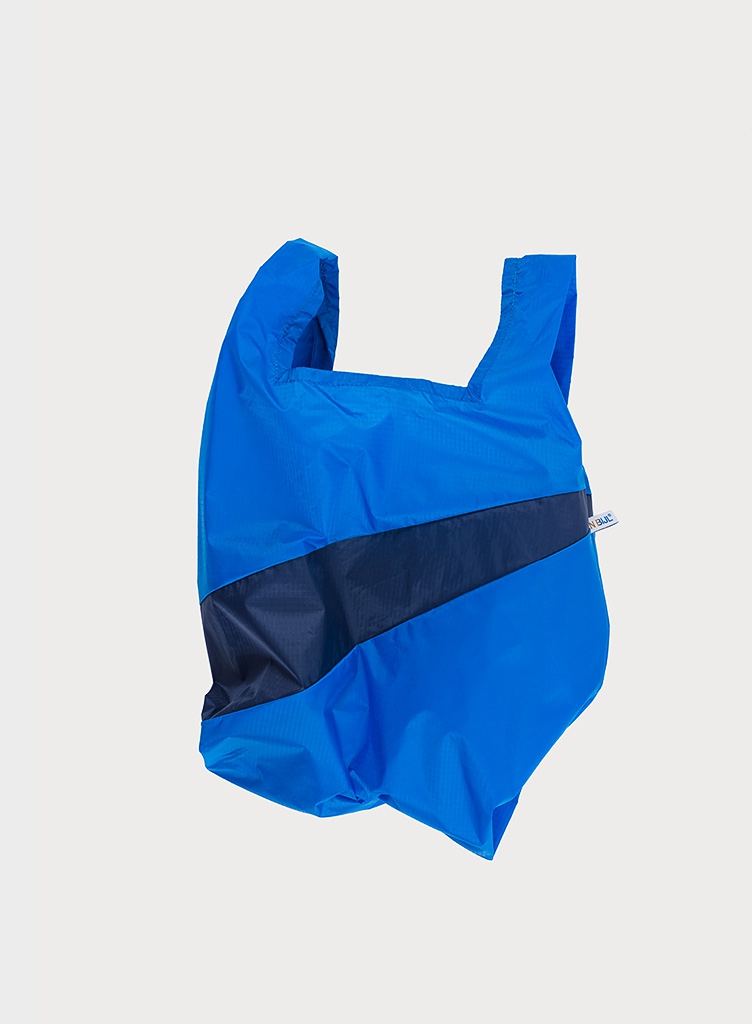 Susan Bijl The New Shopping Bag Blue & Navy Medium
