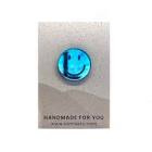 La Miseto Pin smiley - blauw