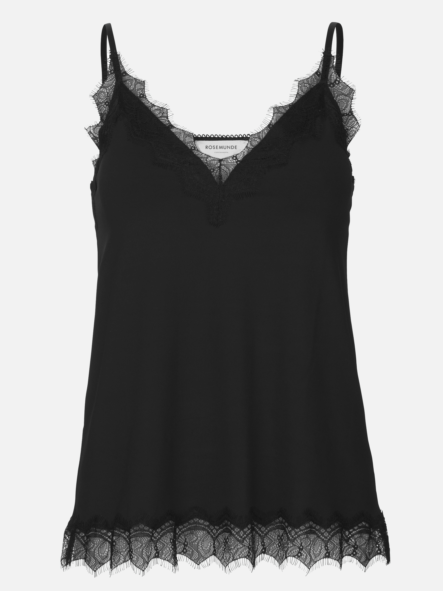 Rosemunde RWBillie LS Lace Strap Top Black