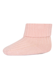 MP Denmark cotton rib baby socks peach pink