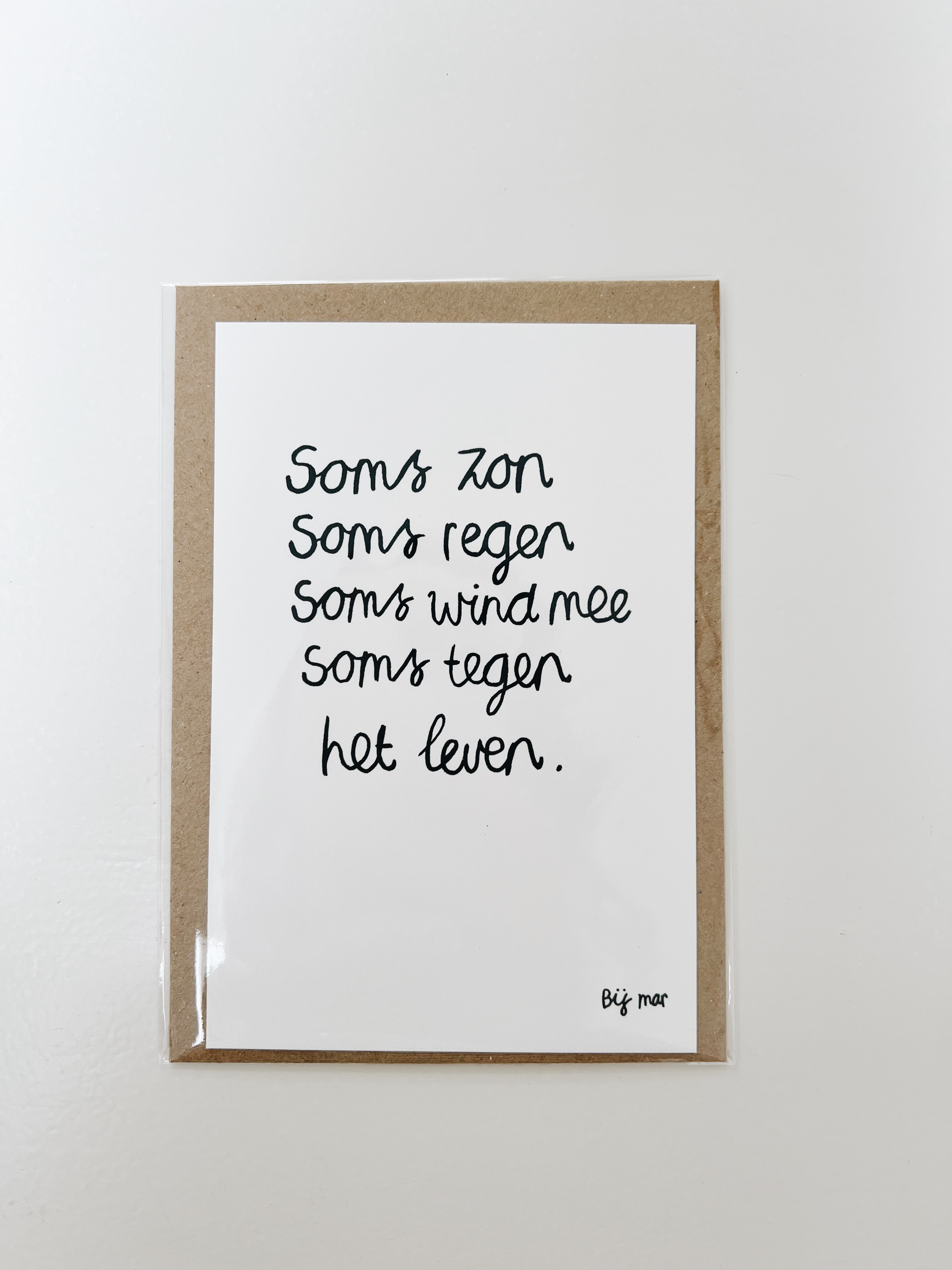 Bij Mar Kaart Soms zon