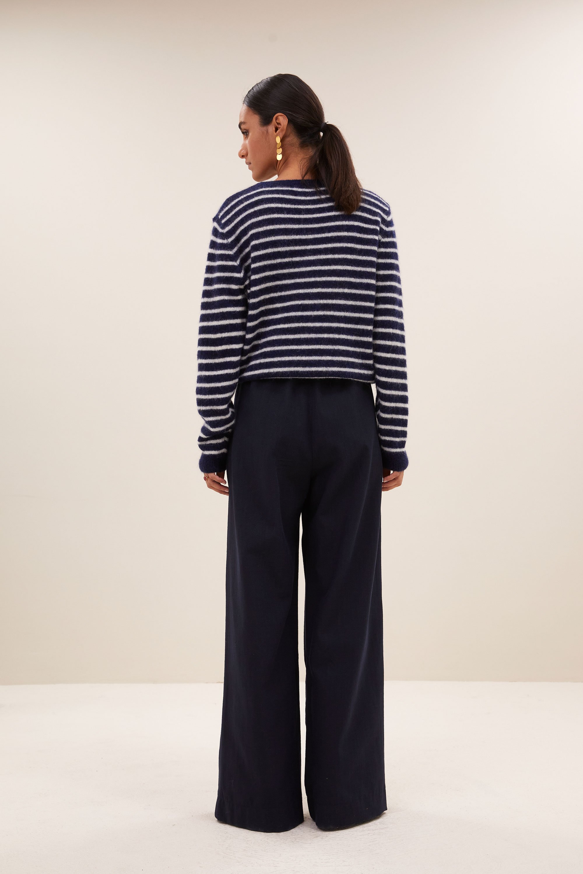 By Bar benny stripe pullover midnight small stripe