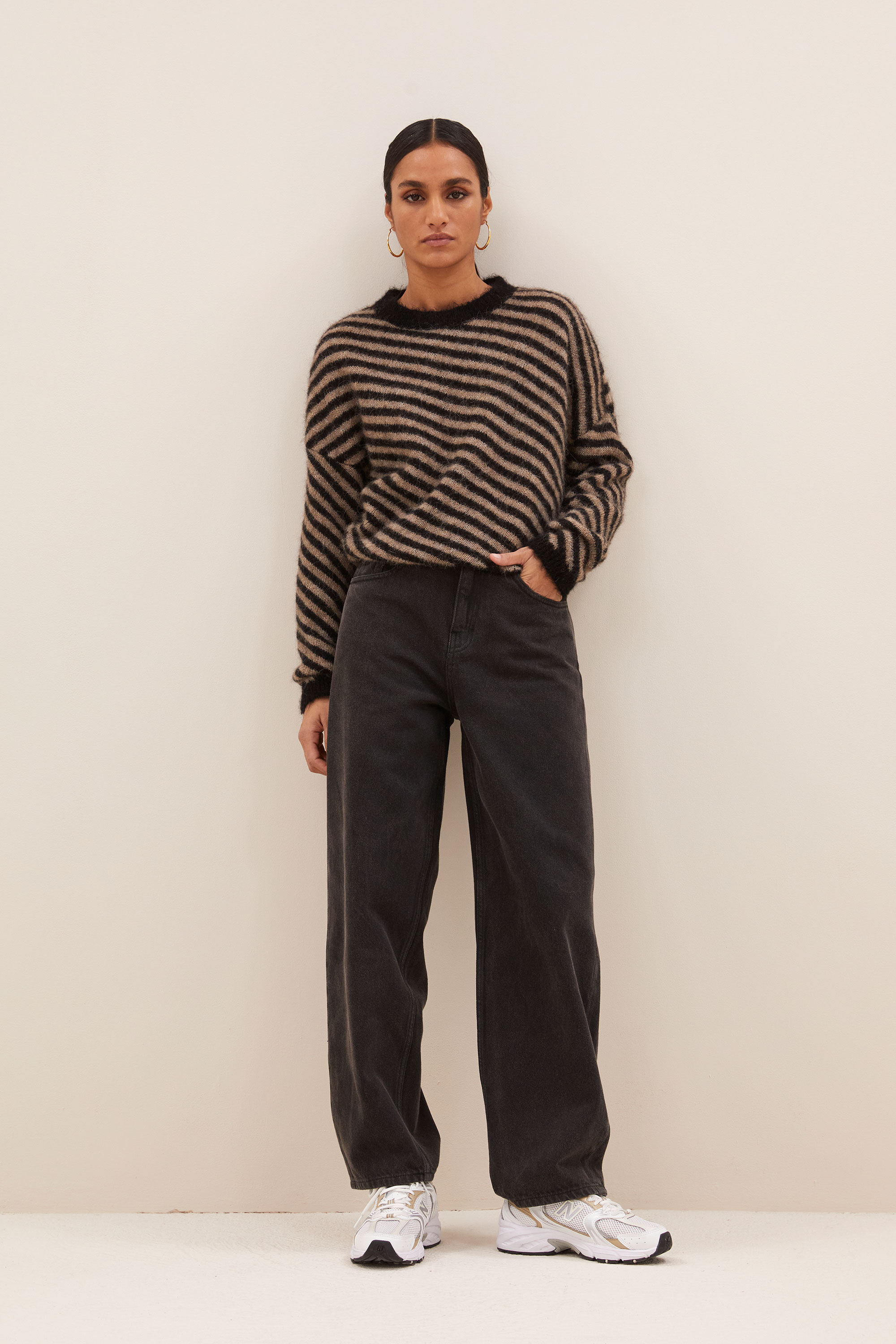 By Bar lew black pants jet black