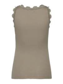 Rosemunde 968 laurel oak RWBabette Silk SL U-neck Long Lace Top 