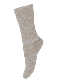 MP Denmark Quinn socks light brown melange