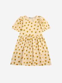 Bobo Choses Sunflower all over dress, offwhite
