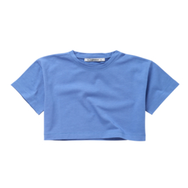 Mingo cropped t-shirt baja blue