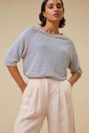 By Bar neva small stripe top kingblue