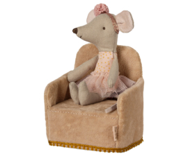 Maileg Folding chair, Mouse - Powder