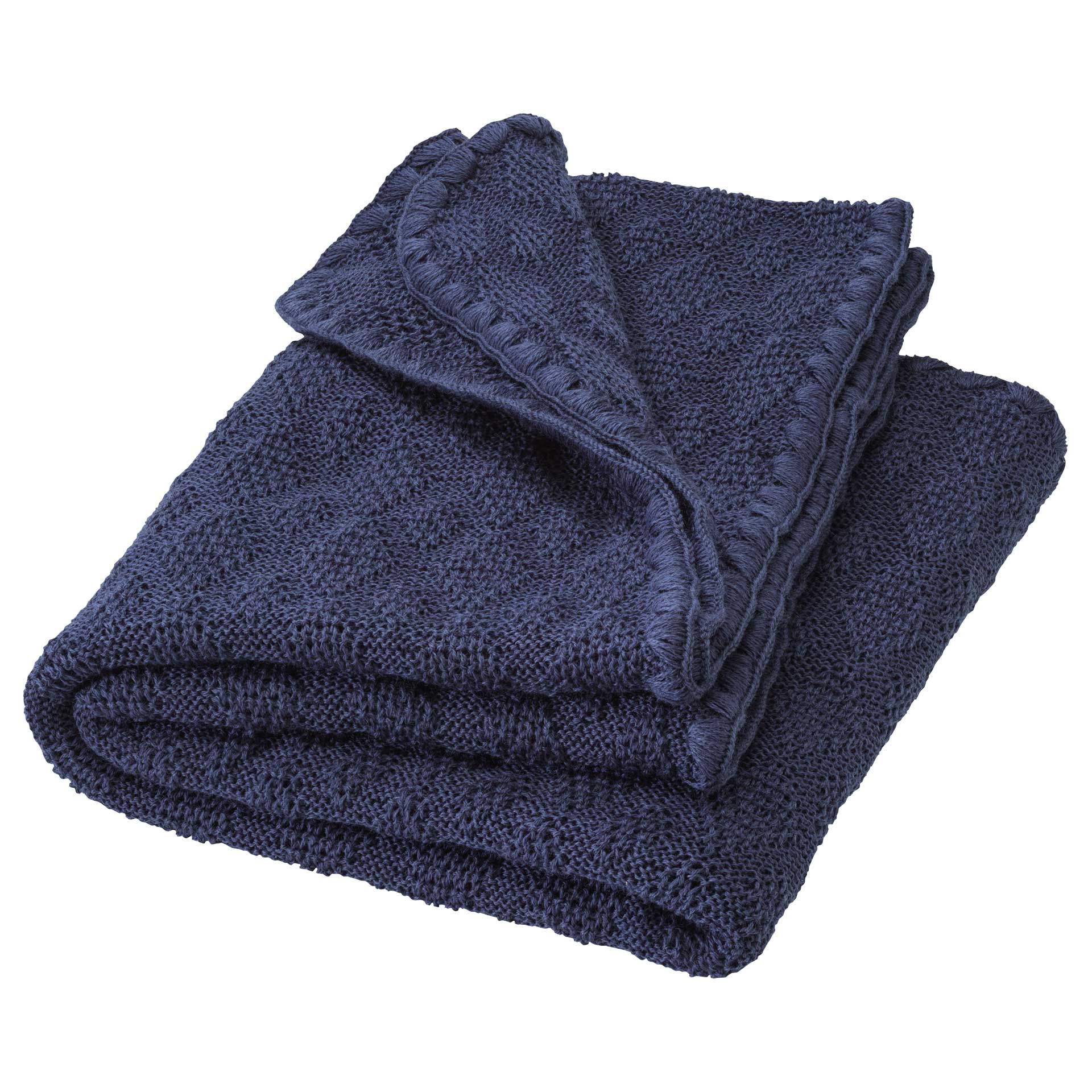 Disana Woollen Baby Blanket indigo 80x100cm