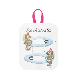 Rockahula rainbow seahorse clips