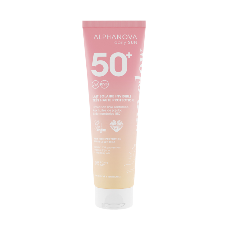 Alphanova Daily Sun - Invisible Sun Milk Spf50+ Sun Glow 150ml