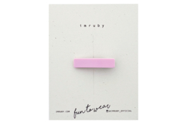 Imruby Elle bar clip soft pink