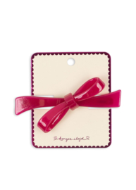 Konges Slojd Belma Bow Hair Clip Sangria
