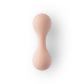 MUSHIE - RATTLE TOY SILICONE - blush