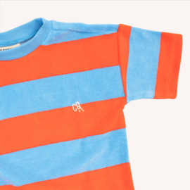 CarlijnQ stripes red/blue t-shirt oversized