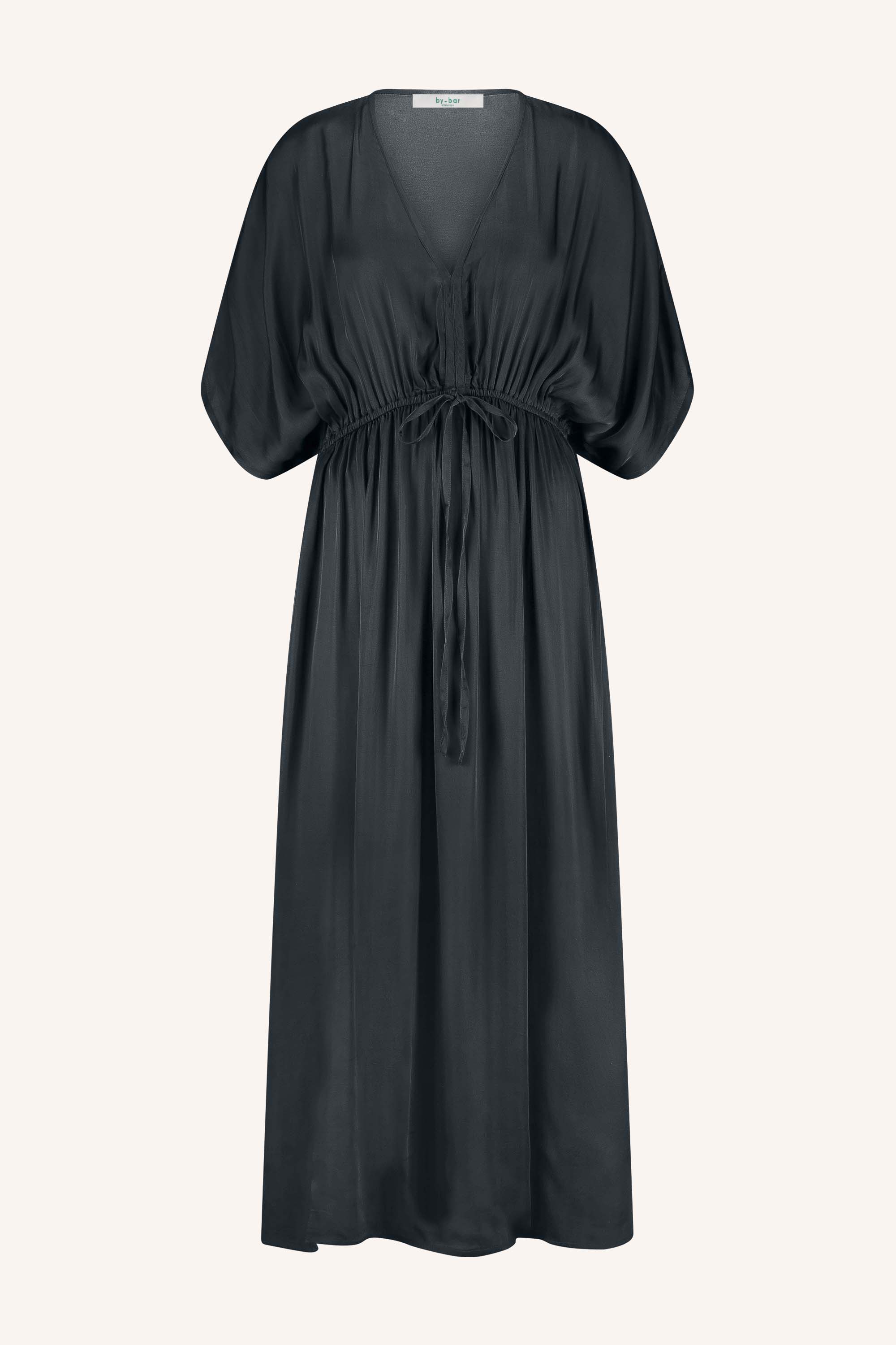 By Bar Long Satin Dress midnight