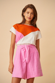 Des Petits Hauts Tang short rose fluo