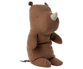 Maileg Safari friends, Rhino, Medium - Chocolate