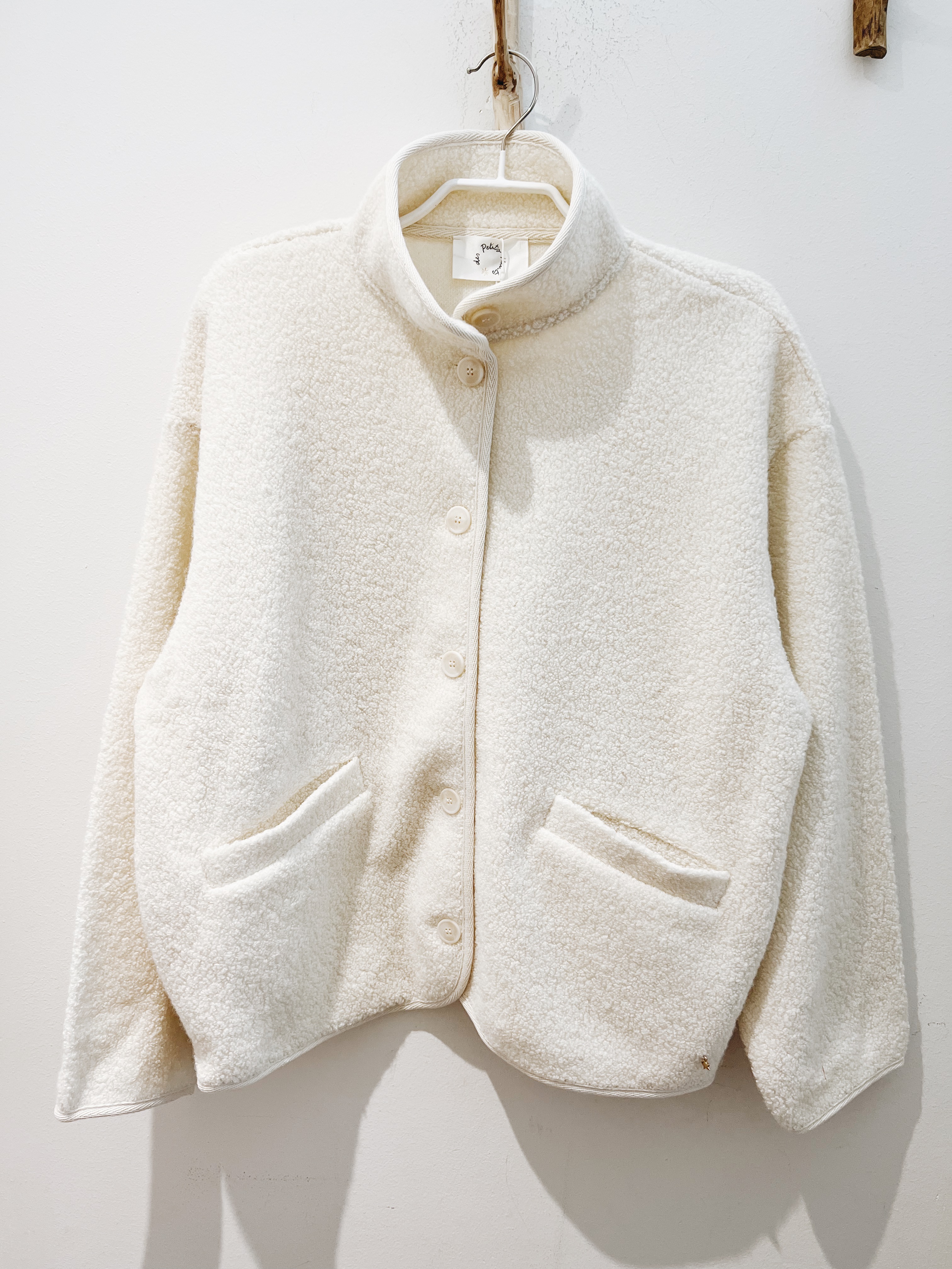 Des Petits Hauts ZLAVINA Veste maille CREME