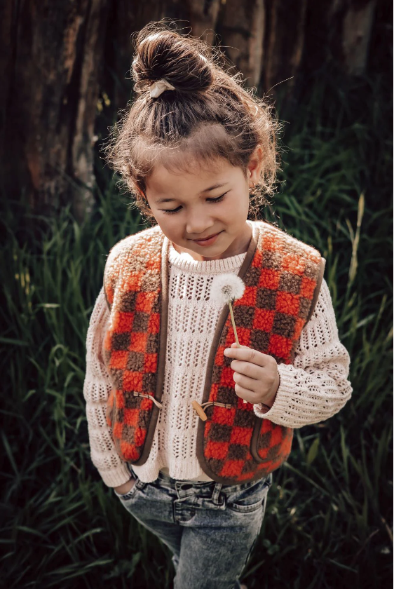 Alwero Bodywarmer Alpen Junior Light Coral Camello