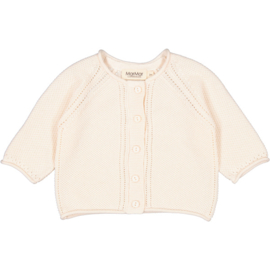 MarMar Tolla Honey Pointelle knitted cardigan