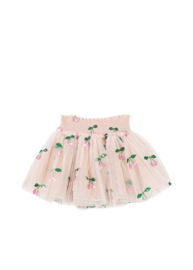 Konges Slojd Tullie Smock Skirt Ma Grande Cherise Pink Glitter