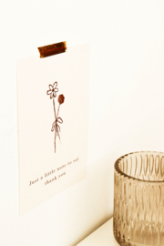 Studio Hygge & Styrke 'just a little note to say thank you' 