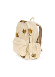 Konges Slojd JODY TEDDY BACKPACK GRS MON GRAND CITRON SAGE