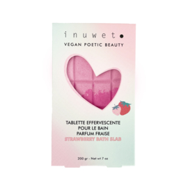 Innuwet FIZZER BATH SLAB / STRAWBERRY 200GR