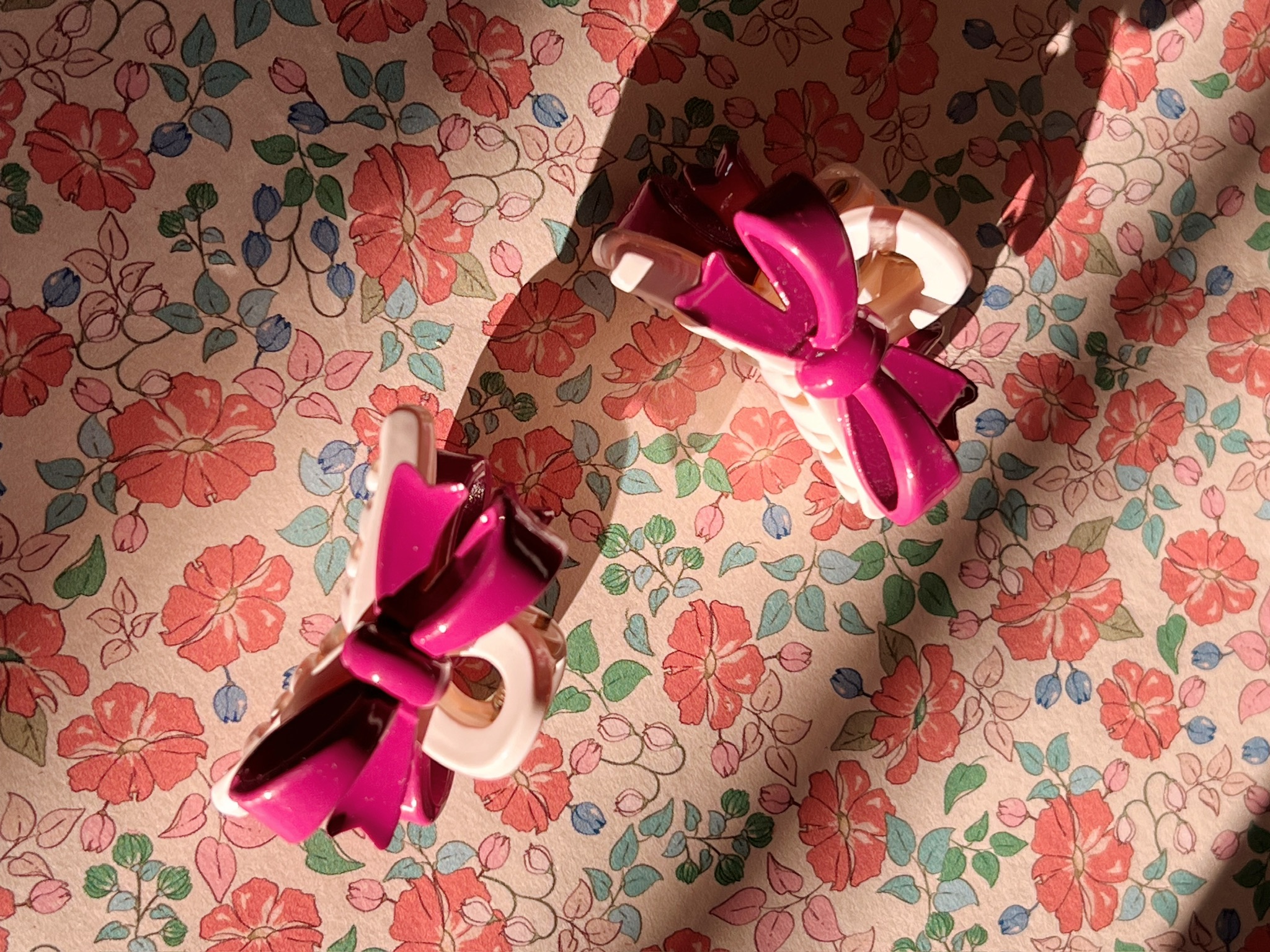 Konges Slojd 2 pack Belis Bow Hair Claw Sangria