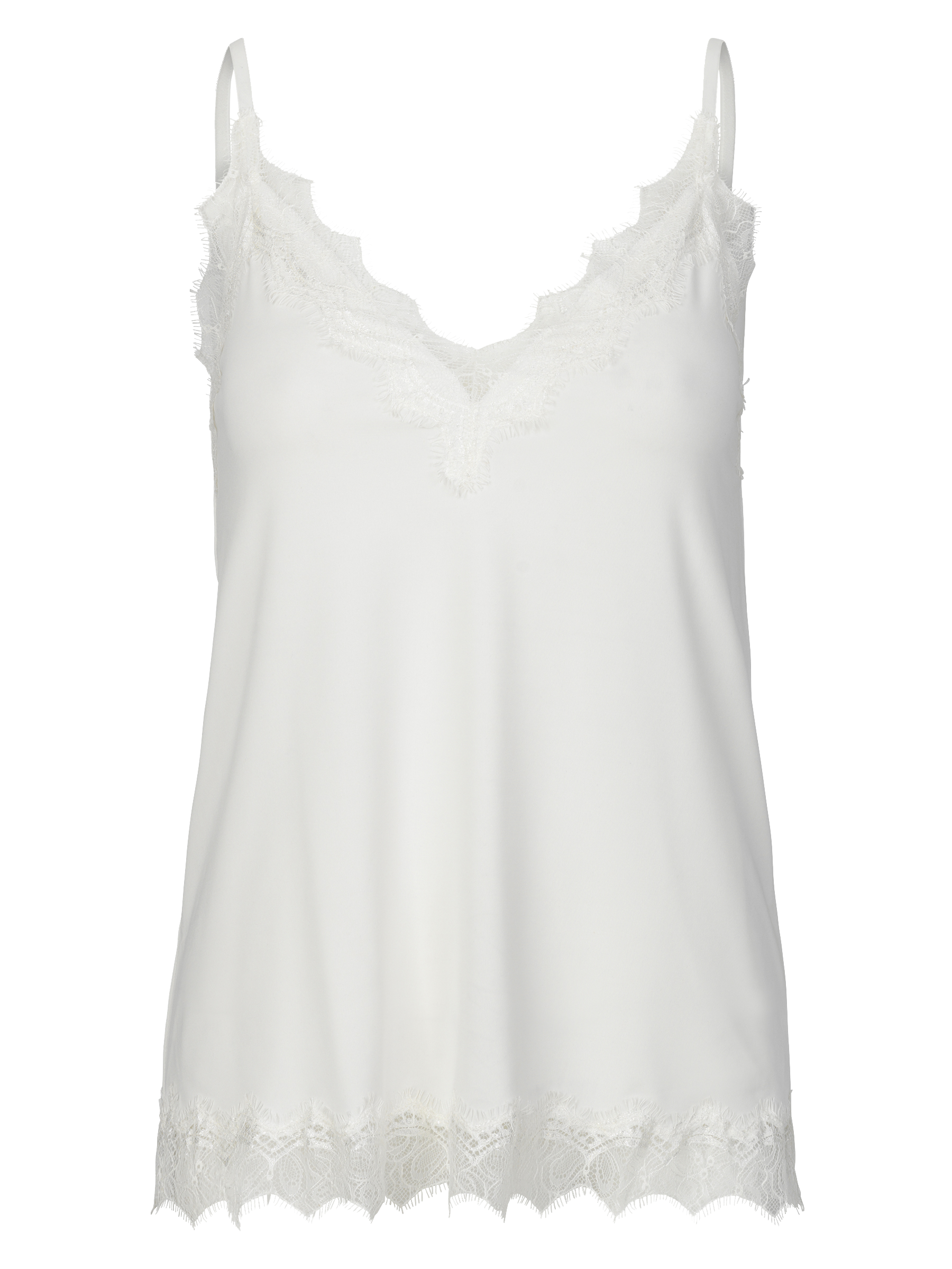 Rosemunde RWBillie SL Lace Strap Top ivory