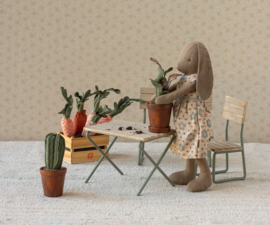 Maileg-  bunny, size 2 - Brown - Dress