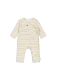Konges Slojd basic newborn Gots onesie Tea Stripe