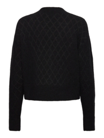 Rosemunde RWAida V-Neck Regular Cargigan Black