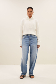 By Bar Boxy Beau cotton pull-over off-white