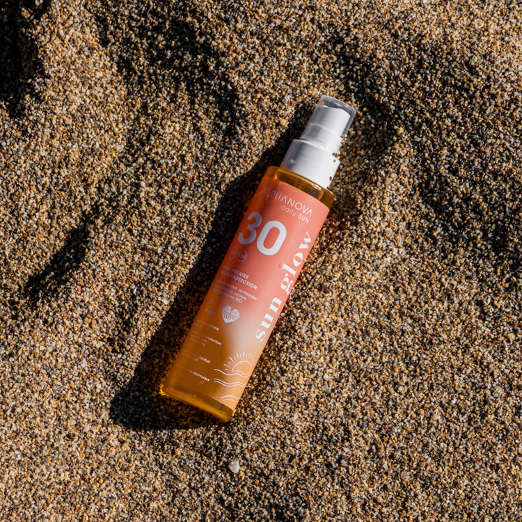 Alphanova Daily Sun - Protective Sun Oil Spf30 Sun Glow 125ml