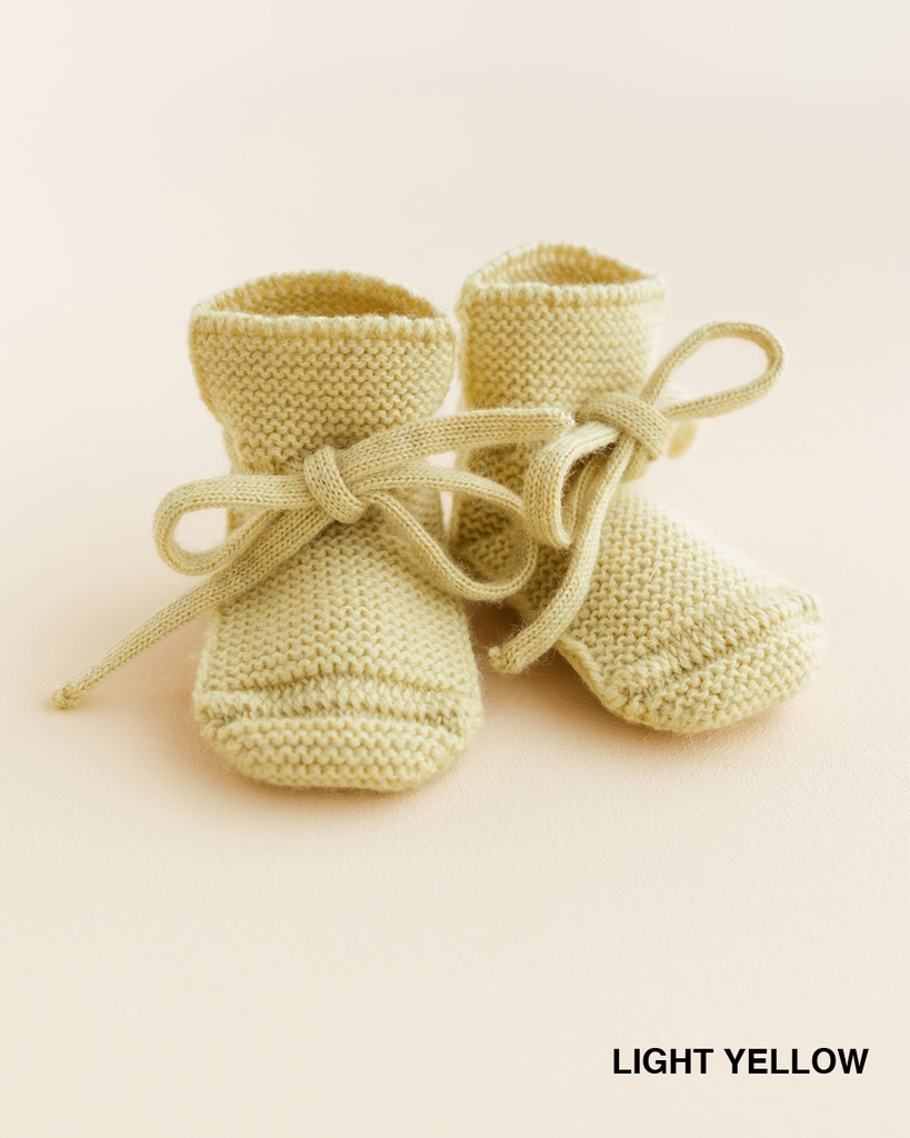 Hvid booties Light Yellow