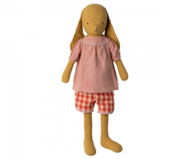 Maileg bunny size 5 dusty yellow blouse and shorts