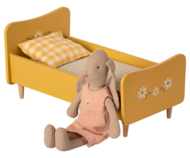 Maileg- houten bed mini- geel