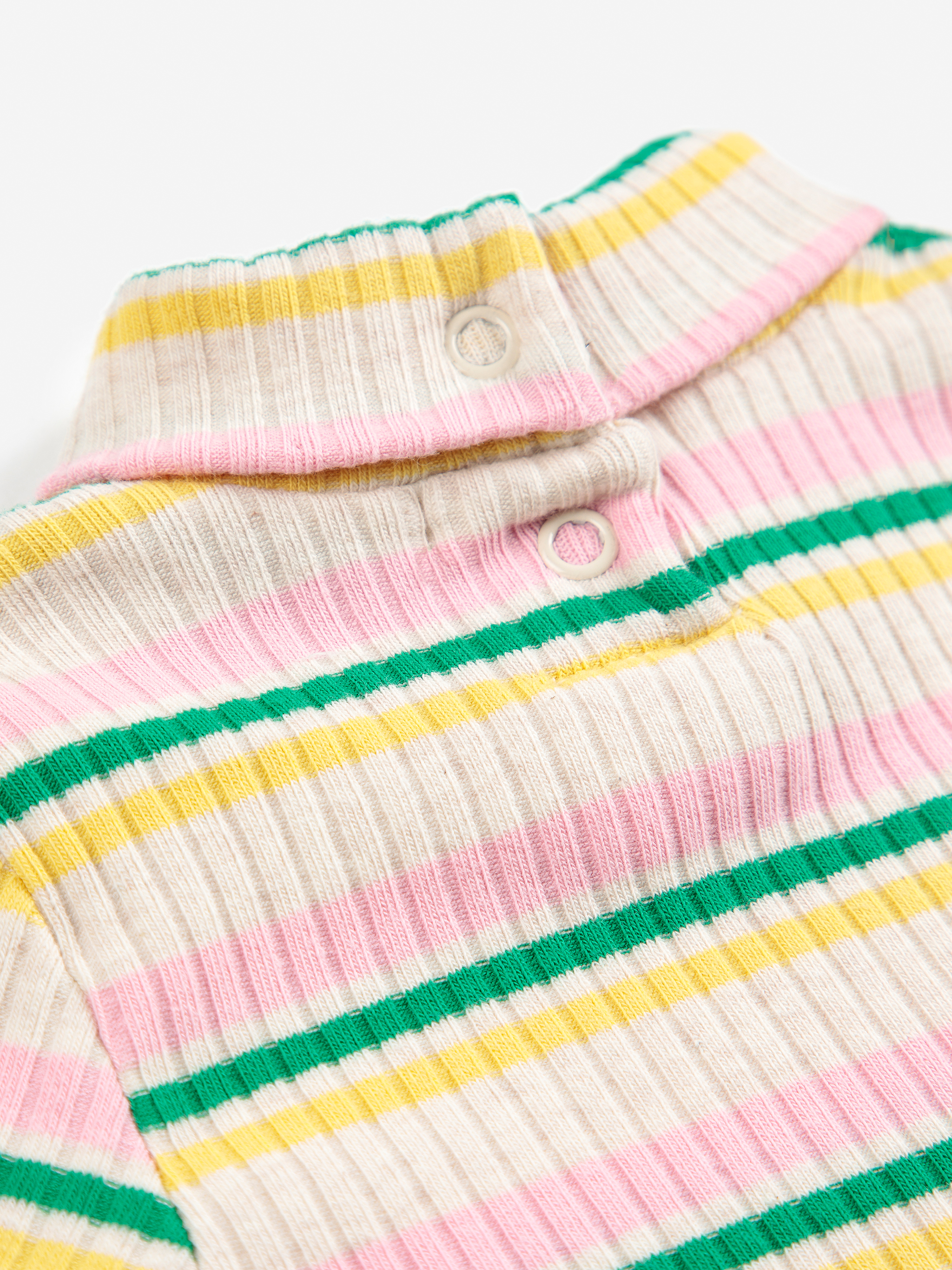 Bobo Choses Striped turtle neck T-shirt