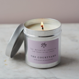 The Botanical Candle co T H E   C O U R T Y A R D Summer Scented Aluminium Tin Candle