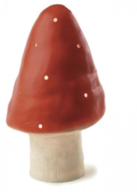Lamp paddenstoel klein rood