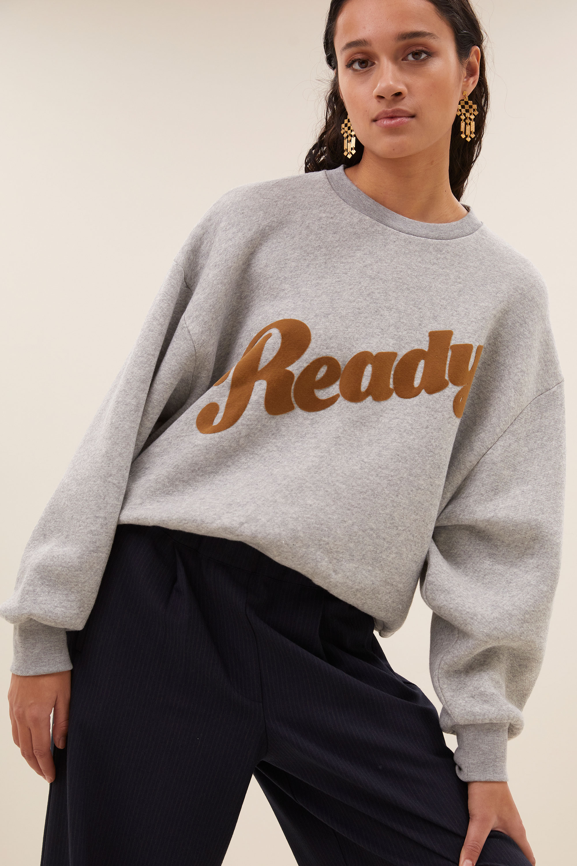 By Bar bibi ready sweater grey melee